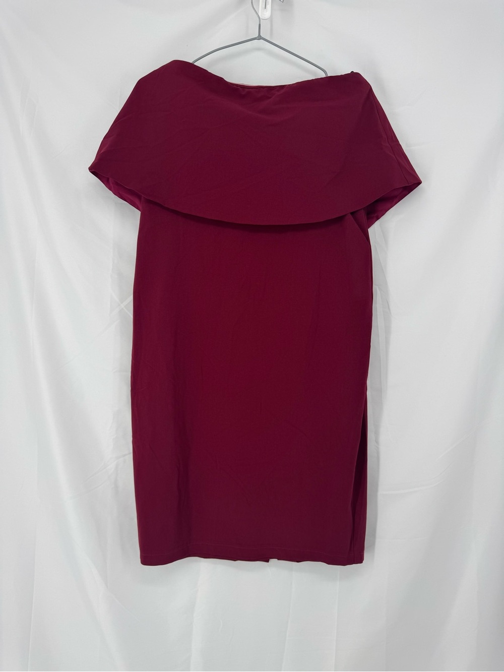 Lulu's Strapless Dress in Wine 0312